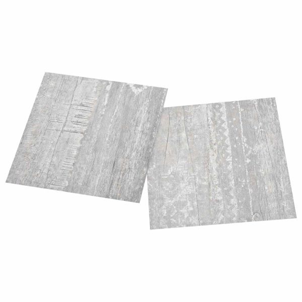 Самозалепващи дъски за настилка 30,5 x 30,5 см 20 pcs ПВЦ Сиво