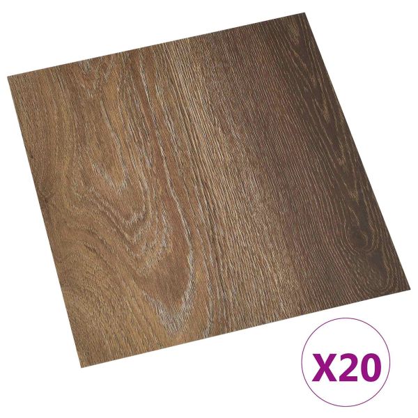 Самозалепващи дъски за настилка 30,5 x 30,5 см 20 pcs ПВЦ