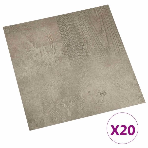 Самозалепващи дъски за настилка 30,5 x 30,5 см 20 pcs ПВЦ