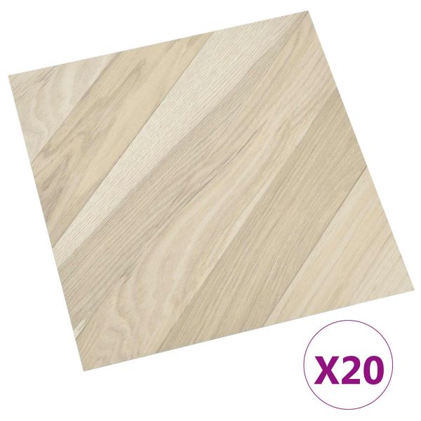 Самозалепващи дъски за настилка 30,5 x 30,5 см 20 pcs ПВЦ