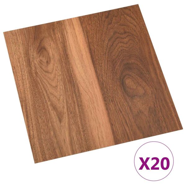 Самозалепващи дъски за настилка 30,5 x 30,5 см 20 pcs ПВЦ
