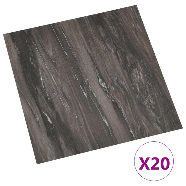 Самозалепващи дъски за настилка 30,5 x 30,5 см 20 pcs ПВЦ