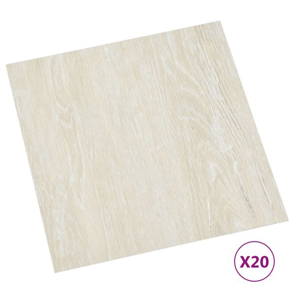 Самозалепващи дъски за настилка 30,5 x 30,5 см 20 pcs ПВЦ