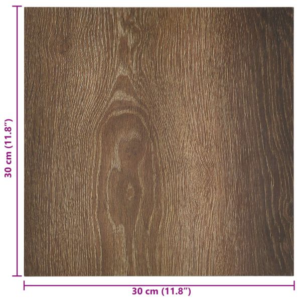 Самозалепващи дъски за настилка 30,5 x 30,5 см 20 pcs ПВЦ