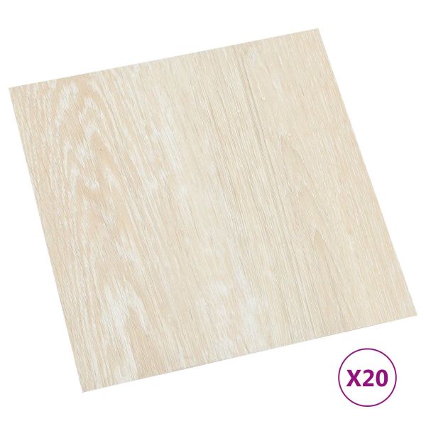Самозалепващи дъски за настилка 30,5 x 30,5 см 20 pcs ПВЦ