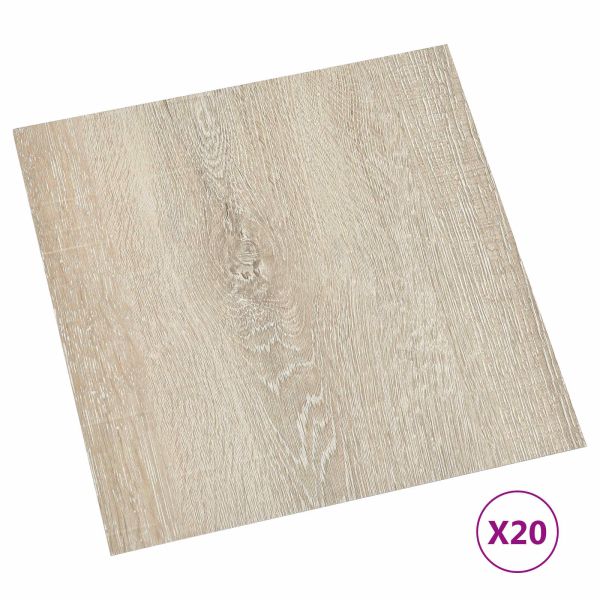 Самозалепващи дъски за настилка 30,5 x 30,5 см 20 pcs ПВЦ
