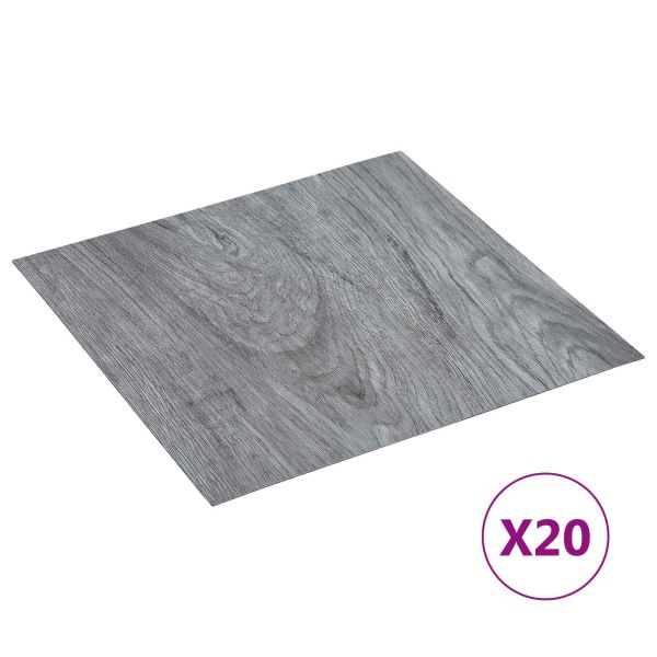 Самозалепващи дъски за настилка 30,5 x 30,5 см 20 pcs ПВЦ