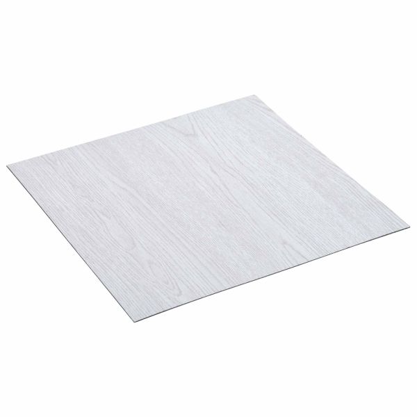 Самозалепващи дъски за настилка 30,5 x 30,5 см 20 pcs ПВЦ Бяло
