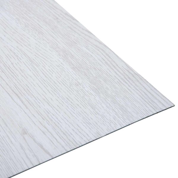 Самозалепващи дъски за настилка 30,5 x 30,5 см 20 pcs ПВЦ Бяло