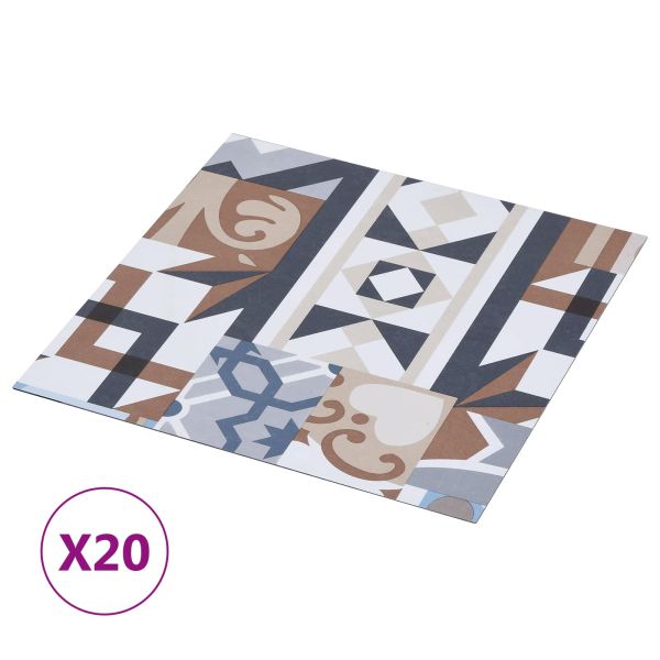 Самозалепващи дъски за настилка 30,5 x 30,5 см 20 pcs ПВЦ