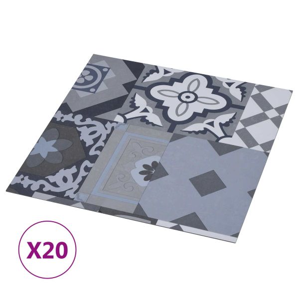 Самозалепващи дъски за настилка 30,5 x 30,5 см 20 pcs ПВЦ