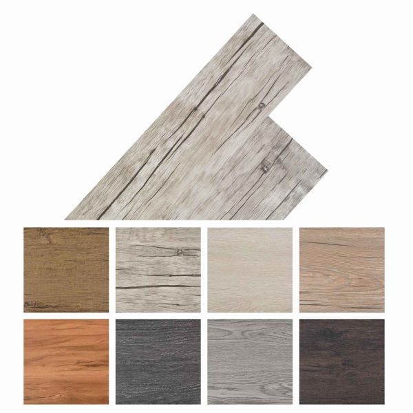 Самозалепващи PVC дъски за под 30,5 x 61 см 28 pcs ПВЦ