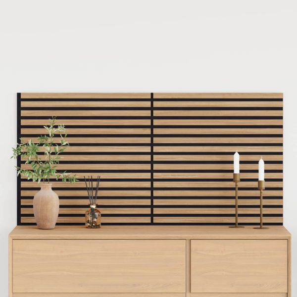 Стенни панели 2 pcs Натурално 60,5 x 60 см