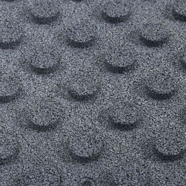 Плочки за защита при падане 6 pcs Сиво 50 x 50 cm Каучук