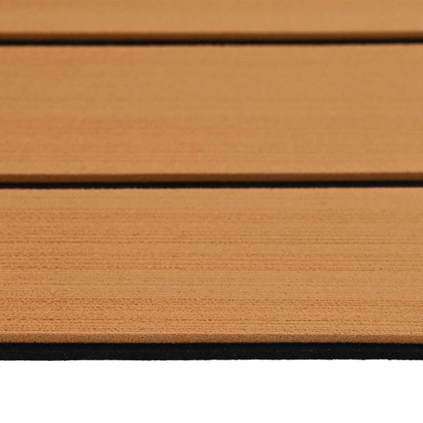 Мат за лодки На райета Кафяво и черно 240 x 60 cm EVA
