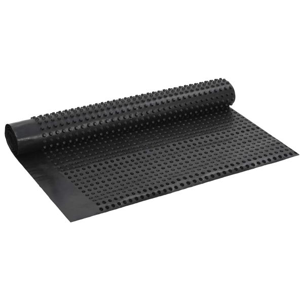 Оребрена дренажна плоча Черно 1 x 10 m HDPE