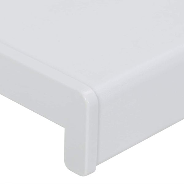 Перваз за прозорец Бяло 100 x 30 x 4,5 см ПВЦ
