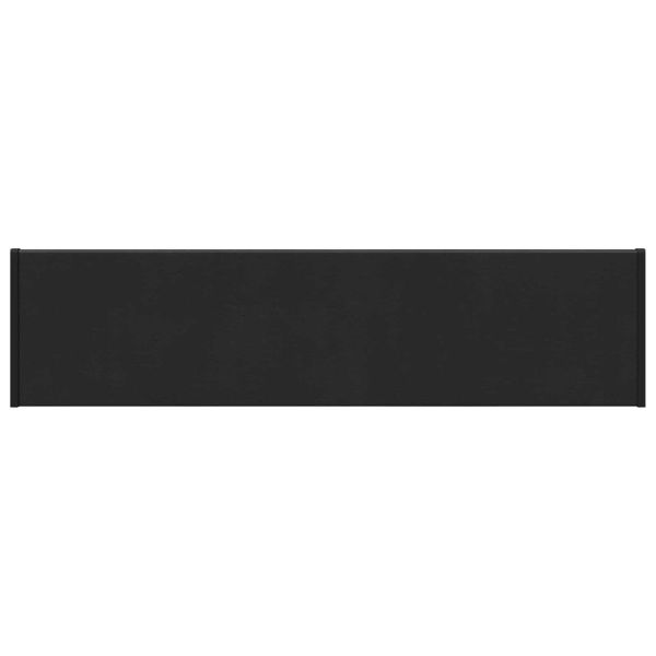 Перваз за прозорец Черен с дървесен фибър 100 x 20 x 4,5 см ПВЦ