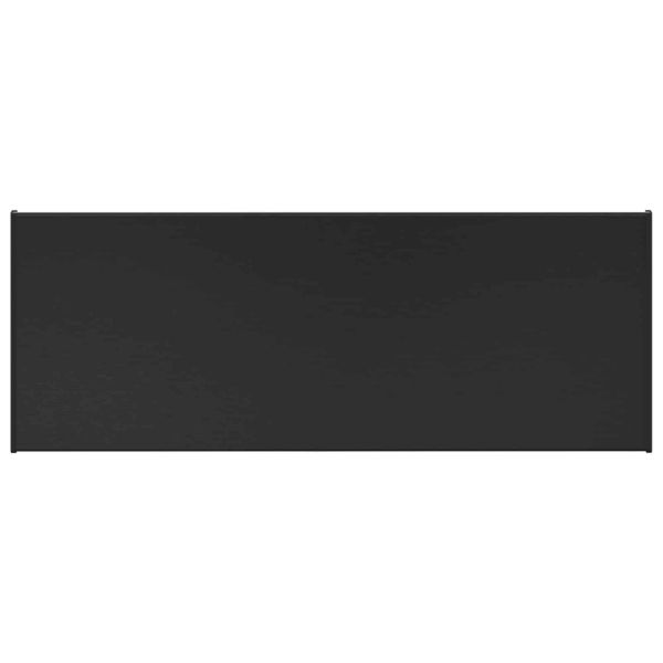 Перваз за прозорец Черен с дървесен фибър 60 x 35 x 4,5 см ПВЦ