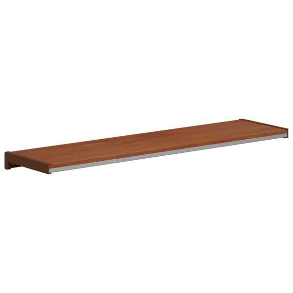 Перваз за прозорец Кафяво дърво 100 x 25 x 4,5 см ПВЦ