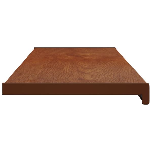 Перваз за прозорец Кафяво дърво 120 x 30 x 4,5 см ПВЦ