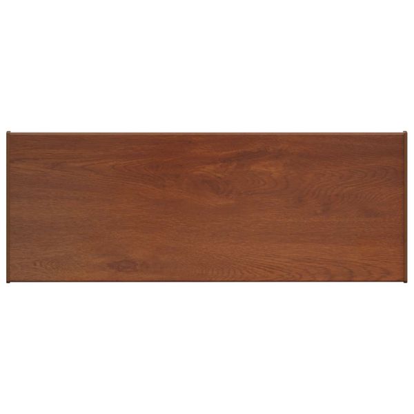 Перваз за прозорец Кафяво дърво 100 x 35 x 4,5 см ПВЦ