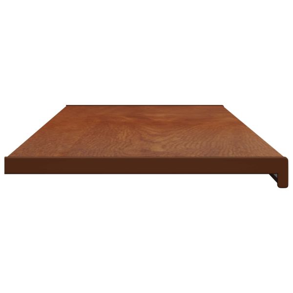 Перваз за прозорец Кафяво дърво 140 x 45 x 4,5 см ПВЦ