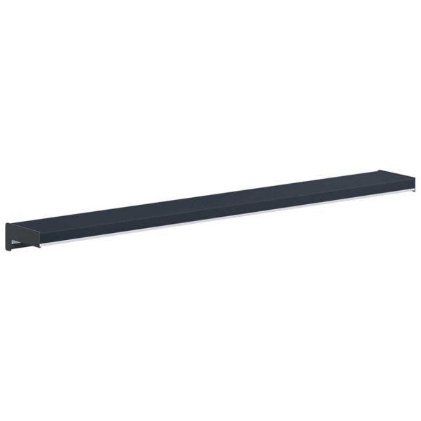Перваз за прозорец Антрацитен с дървесен фибър 60 x 10 x 4,5 см