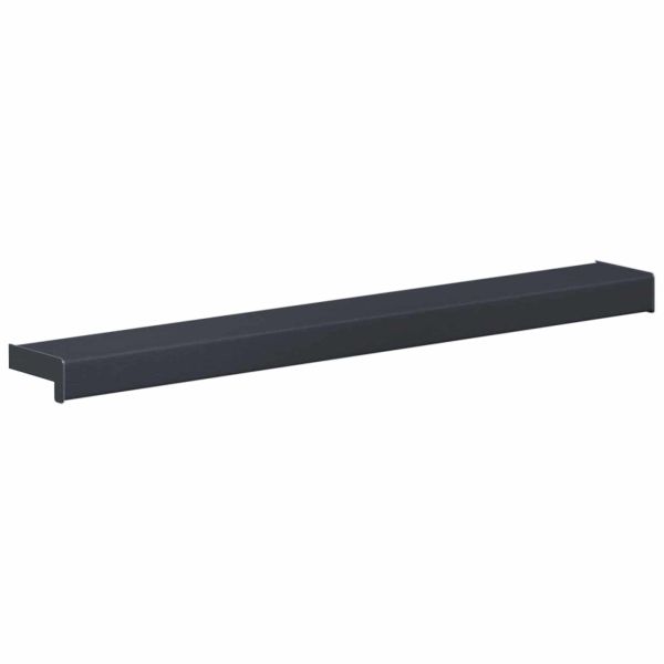 Перваз за прозорец Антрацитен с дървесен фибър 60 x 15 x 4,5 см