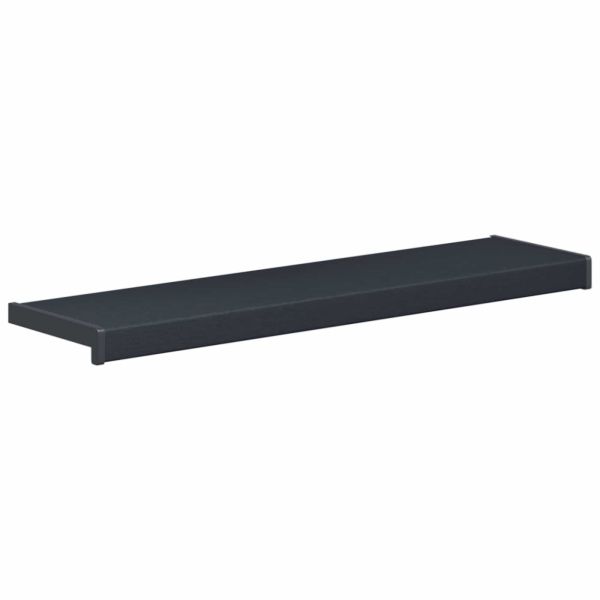 Перваз за прозорец Антрацитен с дървесен фибър 80 x 20 x 4,5 см