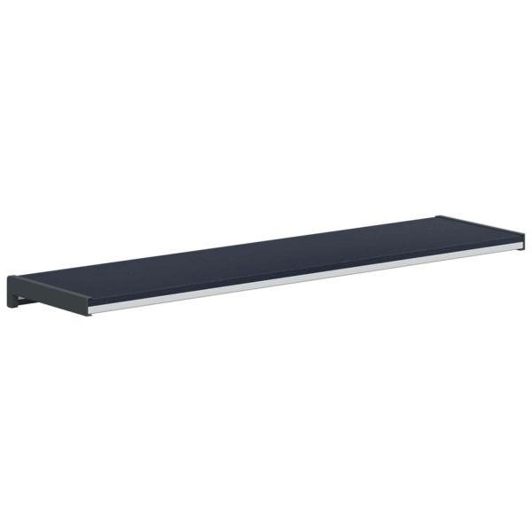 Перваз за прозорец Антрацитен с дървесен фибър 80 x 20 x 4,5 см