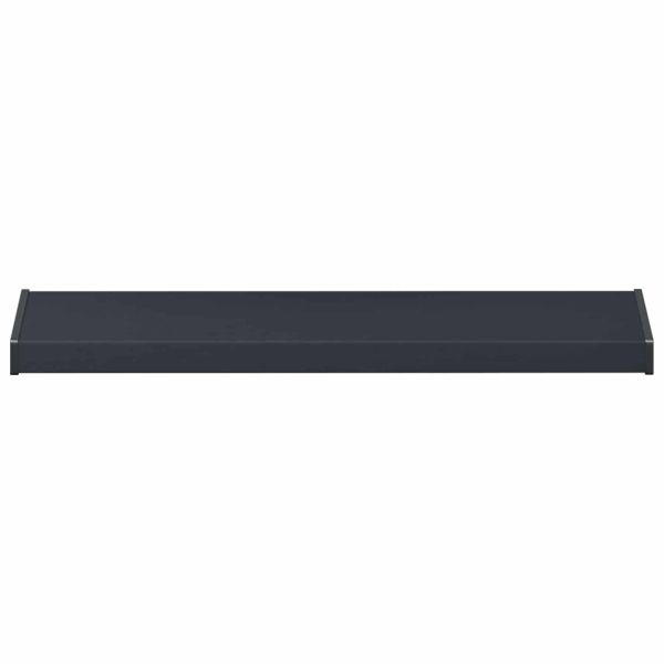 Перваз за прозорец Антрацитен с дървесен фибър 80 x 25 x 4,5 см