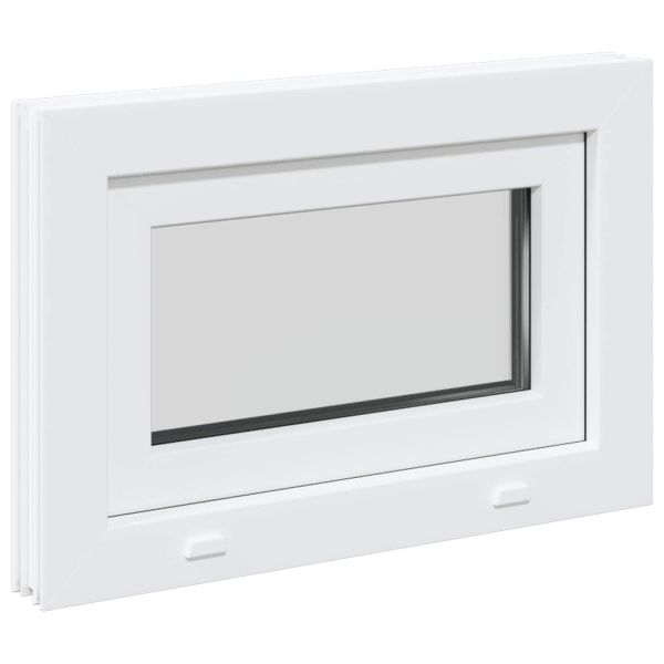 Прозорец за мазе RISOR 60 x 40 cm PVC и стъкло Бяло