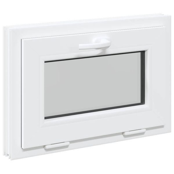 Прозорец за мазе RISOR 60 x 40 cm PVC и стъкло Бяло