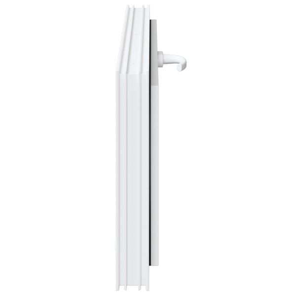 Прозорец за мазе RISOR 110 x 40 cm PVC и стъкло Бяло