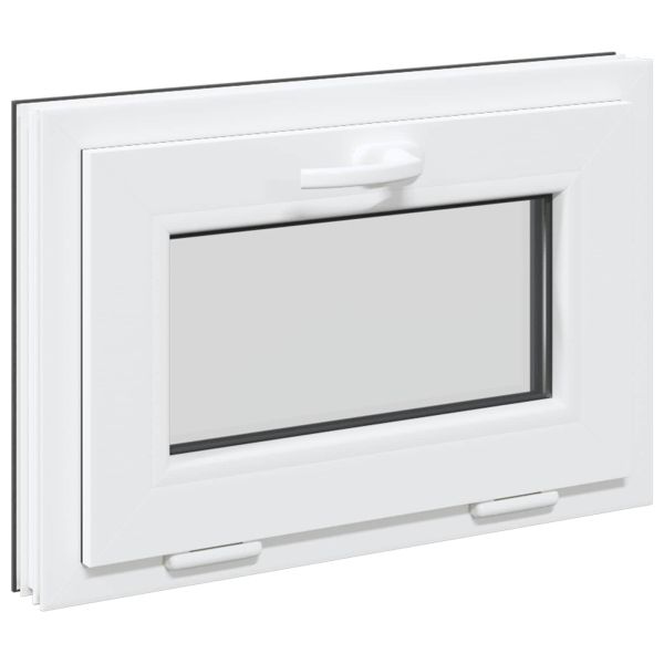 Прозорец за мазе RISOR 60 x 40 cm PVC и стъкло Антрацит