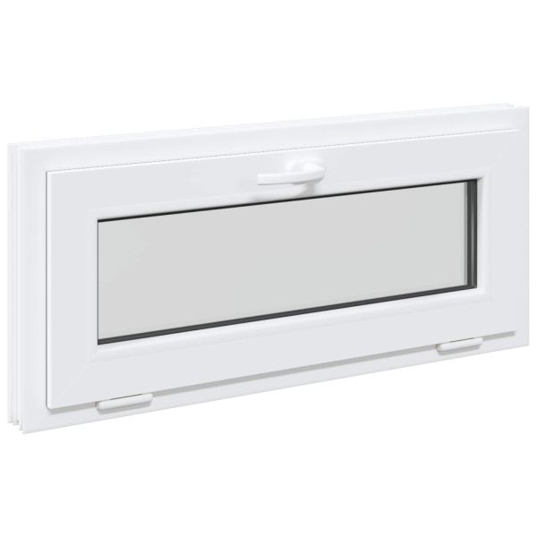 Прозорец за мазе RISOR 90 x 40 cm PVC и стъкло Антрацит