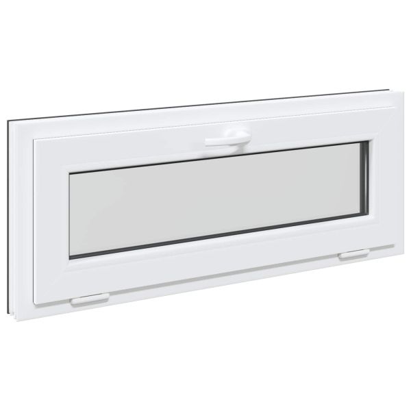 Прозорец за мазе RISOR 100 x 40 cm PVC и стъкло Антрацит