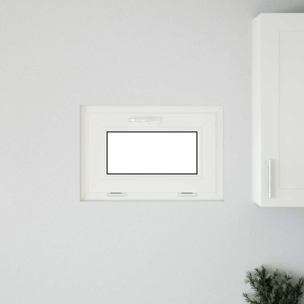 Прозорец за мазе RISOR 60 x 40 cm PVC и стъкло Антрацит