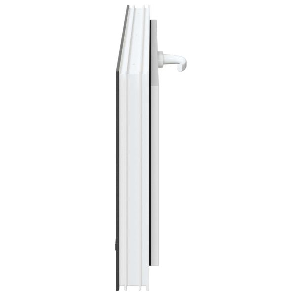 Прозорец за мазе RISOR 110 x 40 cm PVC и стъкло Антрацит