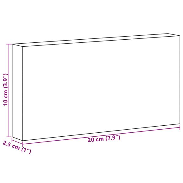 Солени камъни 20 pcs Розово 20 x 2,5 x 10 см Солена скала