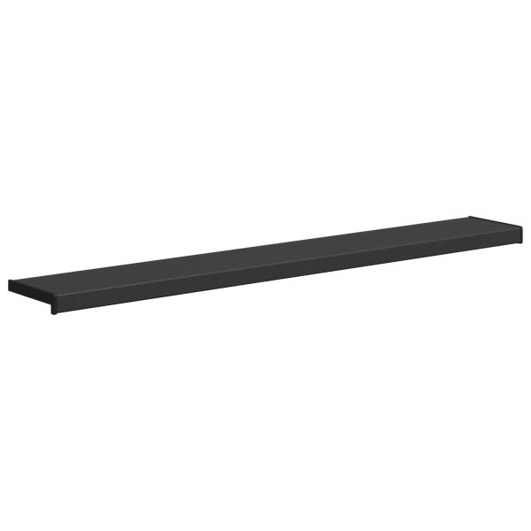 Перваз за прозорец Черен с дървесна шарка 160 x 20 x 4,5 см ПВЦ