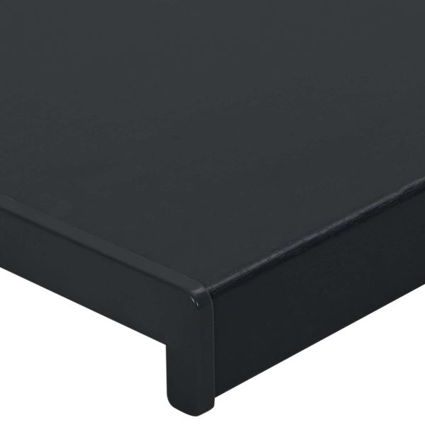 Перваз за прозорец Антрацит с дъресен шарка 160 x 15 x 4,5 см