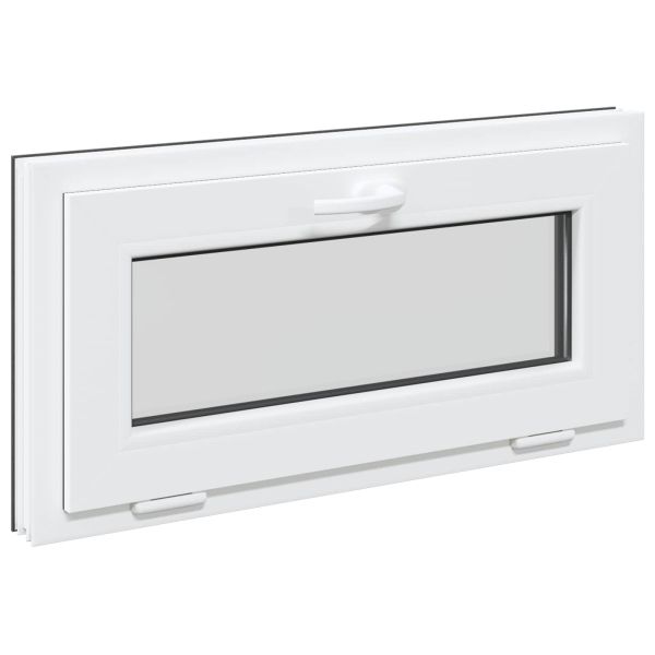 Прозорец за мазе RISOR 80 x 40 cm PVC и стъкло Антрацит
