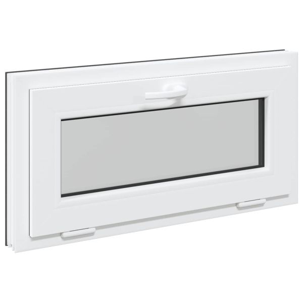 Прозорец за мазе RISOR 80 x 40 cm PVC и стъкло Антрацит
