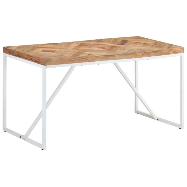 Трапезна маса, 140x70x76 cм, акациево и мангово дърво масив