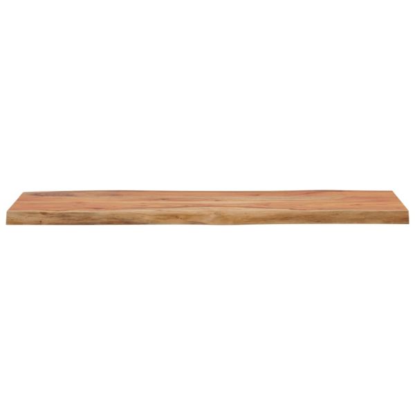 Плот за маса, 90x40x2,5 см, правоъгълен, акация масив, жив ръб