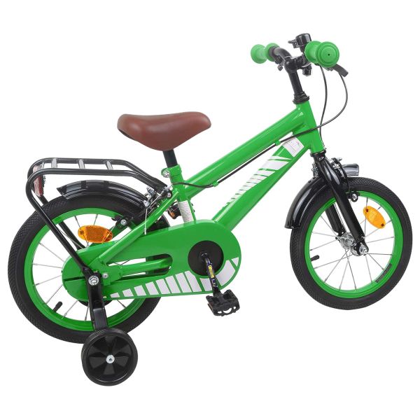 Детски Велосипед 12 инча за 2-4 години Зелено