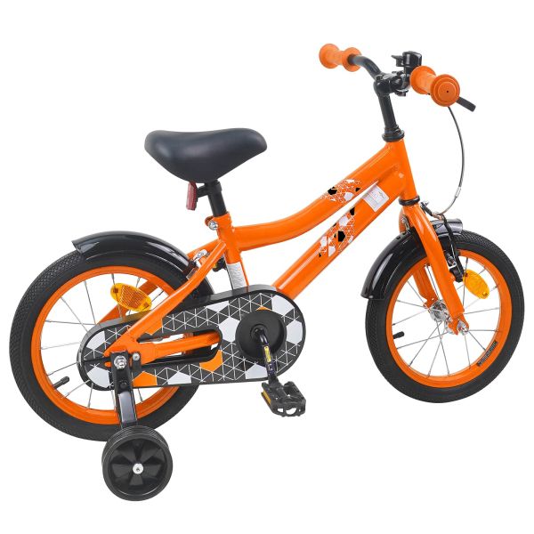 Детски Велосипед 12 инча за 2-4 години Оранжево