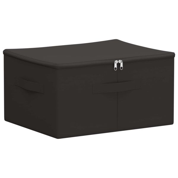 Кутия за съхранение Антрацит 43 x 34 x 23 см Нетъкан текстил